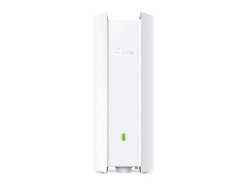 TP-Link Omada Long Range Outdoor Access Point | WiFi Extender Outdoor Universal Compatible | WiFi 6 AX1800 Dual Band | IP68 Weatherproof | Seamless