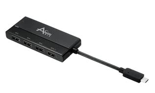 Ableconn USBC-4APD USB-C 4-Port USB 3.0 Hub with Power Delivery (PD)