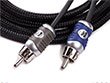 KICKER 46QI22 Q-Series 2-Channel RCA Interconnects, 2.0 Meter