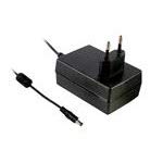 GSM36E24-P1J, Wall Mount AC Adapters 36W 24V 1.5A Medical Euro Plug