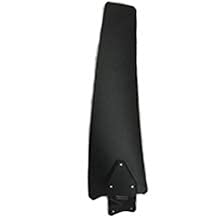 VES 56" Moisture Resistant Industrial AC Ceiling Fan, Matte Black, 18 inch downrod, Forward/Reverse