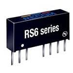 RS6-0515D, Isolated DC/DC Converters 6W 4.5-9Vin +/-15Vout 200mA SIP8