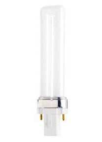Sylvania 20327 (6-Pack) CF7DS/827/ECO 7-Watt Single Tube Compact Fluorescent Light Bulb, 2700K, 344 Lumens, 80 CRI, T4 Shape, G23 Bi-Pin Base