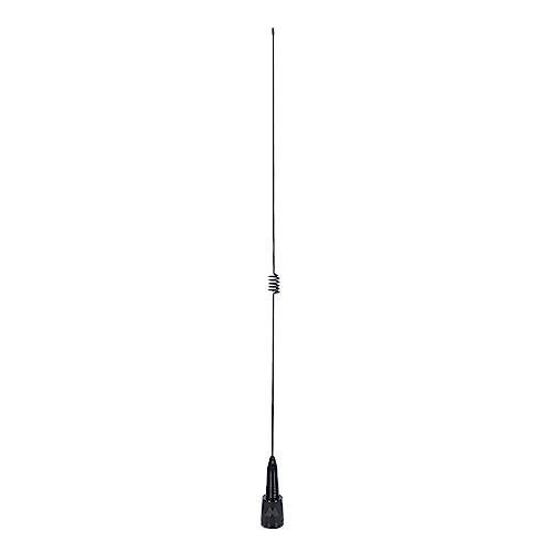 Midland - MXTA26 MicroMobile 1.5 inch Base Diameter 6DB Gain Whip Antenna with NMO Great for Off-roaders, overlanders, Farmers - Max Power120W Boost