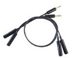 FARO Aircraft Double Headset Y Adapter