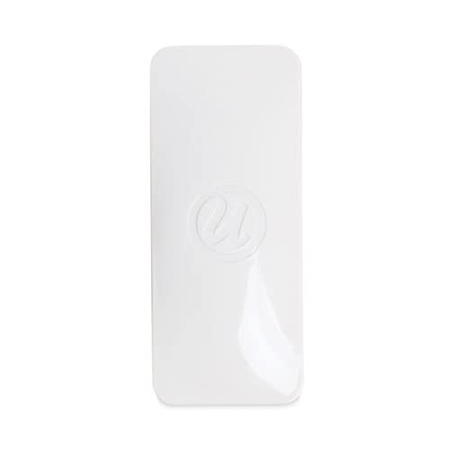 U Brands Magnetic Dry Erase Board Felt Eraser, 2"x5"x1", White, Lightweight Modern Design