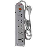 World Wide Surge Protector -220-240 Volt 50 Hertz ES-5C Works in , Europe, Asia, Africa and more! Best Quality!! CE Approved!!