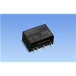COSEL MGS1R52405 Isolated DC-DC Converter, Single Output 1.5W 5V 0.3A, Input: 24(18-36) V 0.079A, 80% Eff, OCP, 4-SIP Thru H, 0.67" X 0.48" X 0.34"