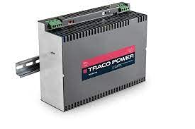 TIS 600-124, DIN Rail Power Supply, Switching, 576W 24VDC 24A, Enclosed, Adj Vout