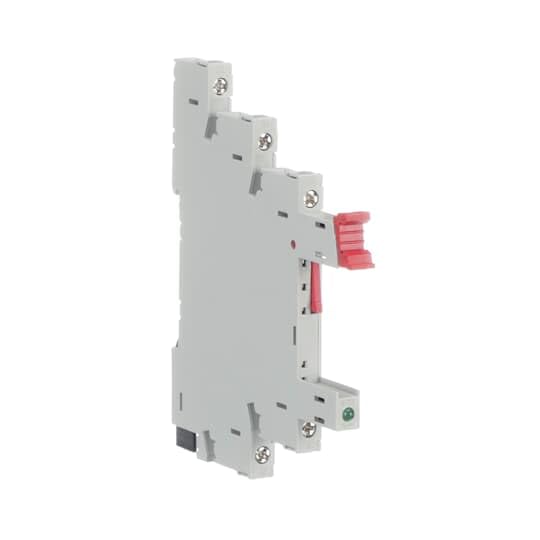 ASBB 1SVR405521R1100, Socket, 1c/o, Control: 6-24VDC, 250VAC, Screw terminals, CR-S006/024VDC1SS