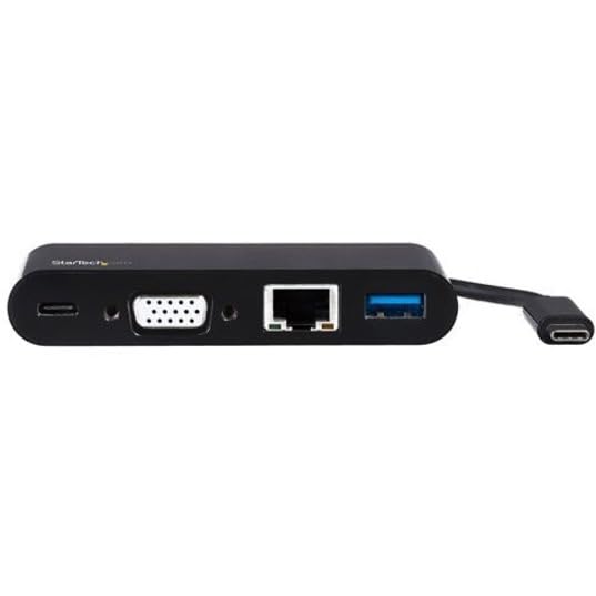 StarTech.com USB C Multiport Adapter - Mini USB-C Dock w/ Single Monitor VGA 1080p Video - 60W Power Delivery Passthrough - USB 3.1 Gen 1