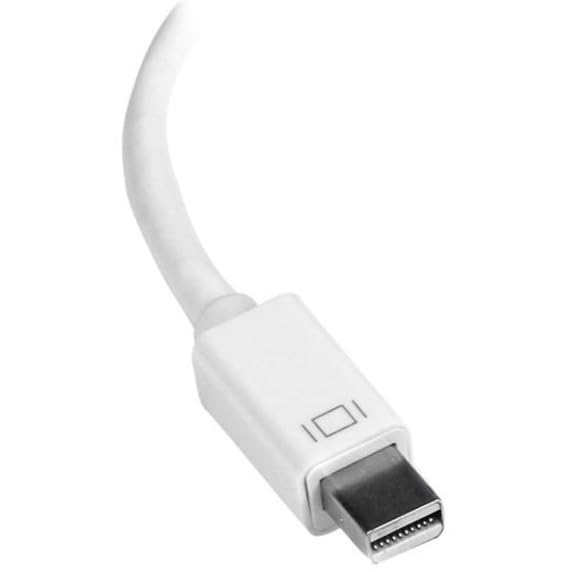 StarTech Active Mini DP to HDMI Adapter, 4K 30Hz, White, DPCP (MDP2HD4KSW)