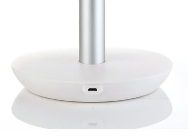 Soleus Air Portable Table Fan, 7" Small Desk Fan, 4000mah Rechargeable Battery Quiet USB Mini Floor Fan, Pedestal Fans for Personal Bedroom Office