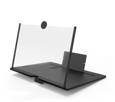 Mobile Phone Magnifier - Ultra-HD Screen Magnifier for Easy TV Viewing Orientation for Landscapes (Black)