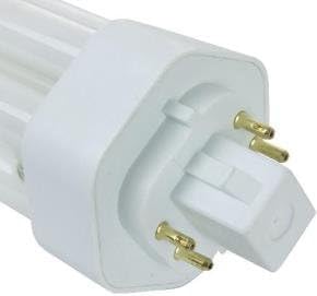 Circle (10 Pack PLT-42W 865, 4 Pin GX24Q-4, 42 Watt Triple Tube, Compact Fluorescent Light Bulb