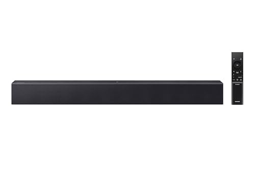Samsung B-Series Soundbar HW B400F 2.0 ch Soundbar with Built in Subwoofer (2025 Model) One Remote Control, Surround Sound Expansion, Voice Enhance