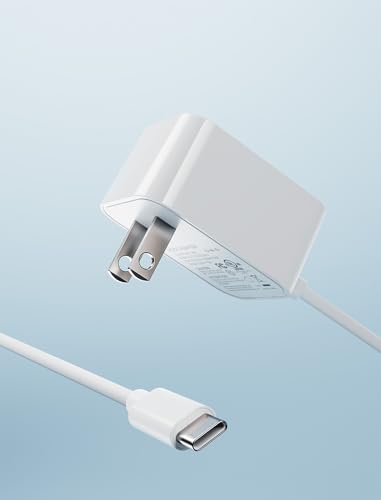 12V USB-C AC/DC Adapter Compatible with 8’’,8.5’’,10’’ Wall Fan, USB Type C Plug,1.8M/5.9 feet
