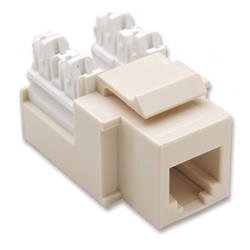 Intellinet Telephone RJ11/12 Punch-Down Type Keystone Jack, Ivory, 502719