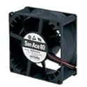 SANYO Denki 9G0824G102 DC Fan 80x38mm 24VDC 13.4W, 90CFM 51dB, High Perf, 2 Wire