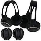 Absolute AWH22 Infrared Wireless Stereo Dual Headphone with IR Wireless Transmitter