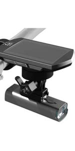 BrightRoad GoPro Front Bike Light Mount for BR-8000, Computer/Garmin/GoPro Style Camera Bike Headlight