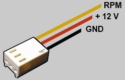 Sunon 40x40x10mm Super Low Speed 12V DC 3pin Fan Model, HA40101V4-0000-C99
