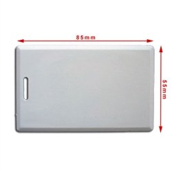 Visionis FPC-5271 Contactless RFID Proximity Smart Entry Card 125kHz TK4100 26 Bit 1.84mm Thick for Door Access Control System Pack of 150