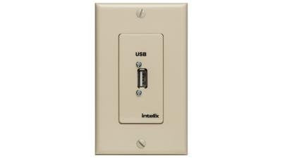 Intelix Full-Speed USB Extender Wall Plate- Client Side - USB-WP-C-I