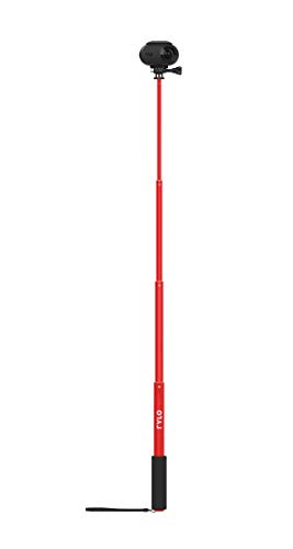 Rylo Invisible Grip for 360 Video Camera, Red