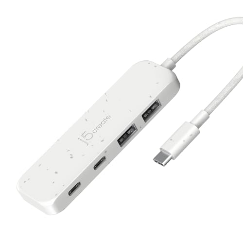 j5create 4-in-1 USB-C to 4-Port Type-A & Type-C Hub(Eco-Friendly)