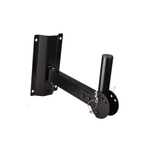 XPIX Speaker Stand Wall Mount (Black) Perfect for Entertaining from Home or Using Speakers for a Home Theater