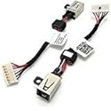 New Ac Dc-in Power Jack w/Cable Harness Connector Socket Replacement for Dell Precision 15 5510 & DELL XPS 15 9550
