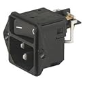 SCHURTER DC11.0001.001 CONN, IEC POWER ENTRY MODULE, PLUG, 12A