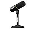 Shure MV6 Gaming Microphone - Dynamic USB Mic for PC Gaming & Streaming with Tap-to-Mute, Noise Cancellation, Desktop Stand & 3.5mm Headphone