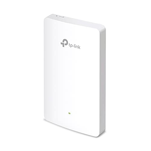 TP-Link EAP615-Wall | Omada Business WiFi 6 AX1800 in-Wall Wireless Gigabit Access Point | Support OFDMA, MU-MIMO & Beamforming | PoE Powered |
