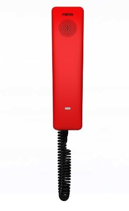 Fanvil - Hotel Phone, 2 SIp Lines, 10SIP Dial Keys, 1 Programmable Key, POE, RED case
