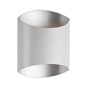 Kuzco Lighting Preston 8" Wall Sconce | White Finish | Steel Shade | Modern Up Down LED Wall Light Fixture | Made of Steel | 8" W x 10" H x 4" E |