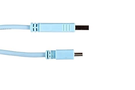 USB 2.0 - Console Cable Compatible/Replacement for Cisco USB-A-Male to Mini-B Cord - 6 Feet (1.8 Meters)