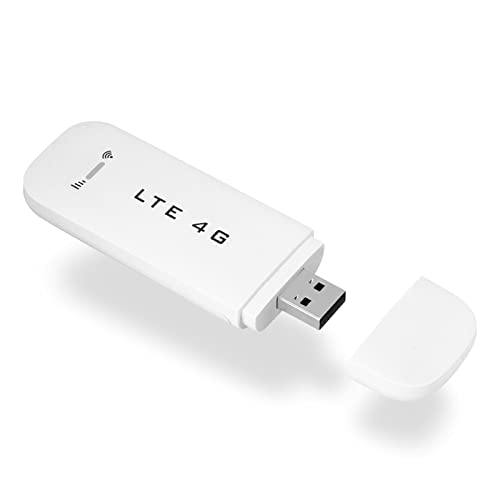 High Speed 4G LTE USB Network Adapter Hotspot Router,Share Up to 8 Users Plug and Play for Southeast Asia Africa and The Middle East (with Wi Fi