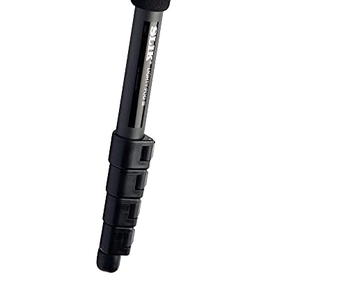 SLIK Lighty Pod III 5-Section Monopod with Mini Ballhead - Supports 6.6 lbs (3 kg), for Mirrorless/DSLR Sony Nikon Canon Fuji Cameras and More - Black