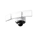 eufy Security Floodlight Cam S330, 360-Degree Pan & Tilt Coverage, 2K Full HD, 3,000 Lumens, Smart Lighting, Weatherproof, On-Device AI Subject Lock