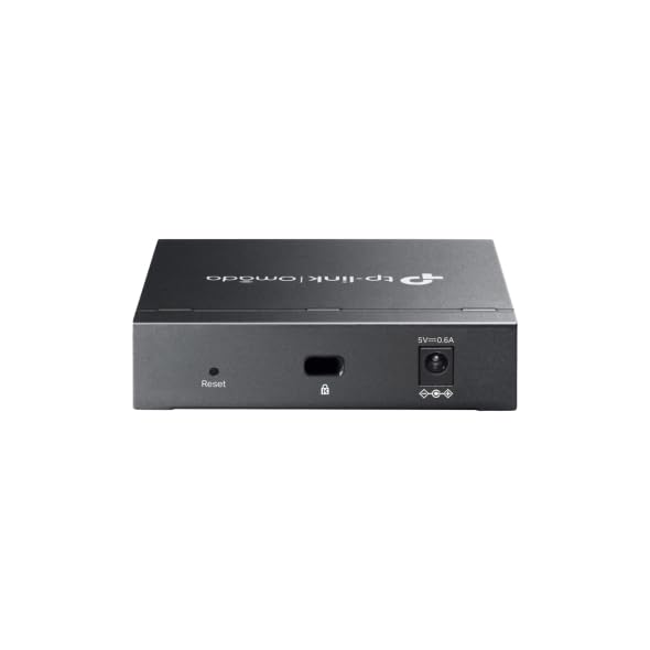 TP-Link Omada 5 Port Gigabit Easy Managed, Switch, VLAN, Auto Loop Prevention, IGMP Snooping, Fanless, Managed by Omada, Durable Metal w/Shielded