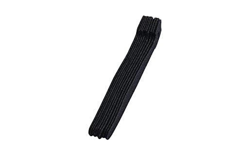 South Main Hardware 848110 10-Pack 5 Inch Hook and Loop Fastening Cable Ties, Black 10-Pack, Small