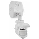 RAB Lighting STL360W Super Stealth 360 Motion Sensor, 360 Degree Outdoor Motion Detector for Flood Lights White