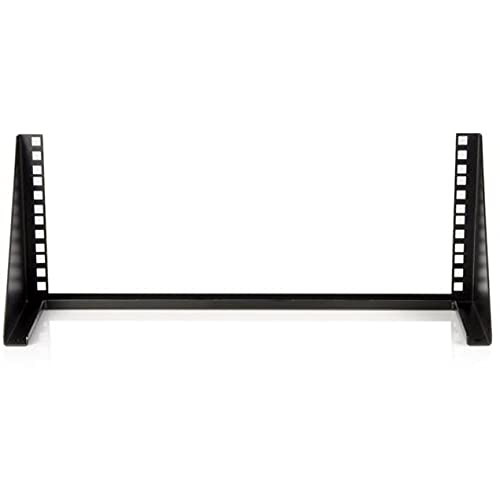 StarTech 4U Vertical Wall-Mount Rack Bracket, 19in, 125lb, TAA (RK419WALLV)