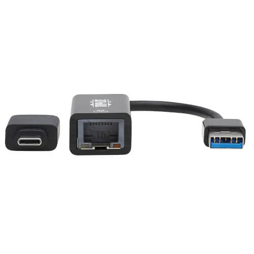 TRIPP LITE Eaton Series USB-C, USB-A to RJ45 GIGABIT ETHERNET Network Adapter (2