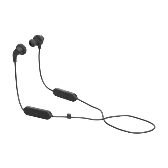JBL Endurance Run 2 Wireless Bluetooth Earbuds - Sweatproof in-Ear Sport Headphones with Mic - Secure Fit, Long Battery Life, Black, Ideal for Running