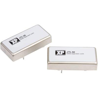 XP POWER JTL3024T0512 Power Supply; DC/DC Converter 30W 5V 4A, 12V 0.42A, 9-36Vin, Adj Vout,