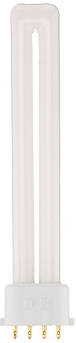 Sylvania 20318 (6-Pack) CF13DS/E/841/ECO 13-Watt Single Tube Compact Fluorescent Light Bulb, 4100K, 800 Lumens, 82 CRI, T4 Shape, 4-Pin 2GX7 Base