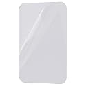 Replacement Reusable Adhesive for Suction Grip 3.24x2.24''- Compatible with OCTOBUDDY Classic, Removable Double-Sided Stickers (Pack of 5) (Clear)